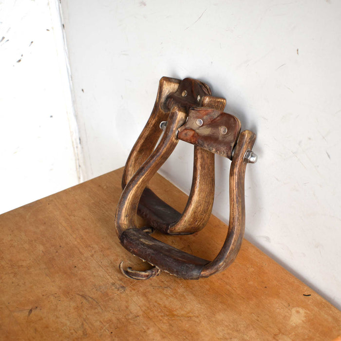 Used Don Orell Wooden Stirrups
