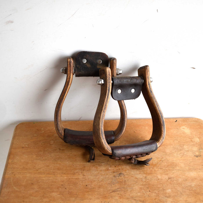 Lightly Used Don Orell Wooden Stirrups