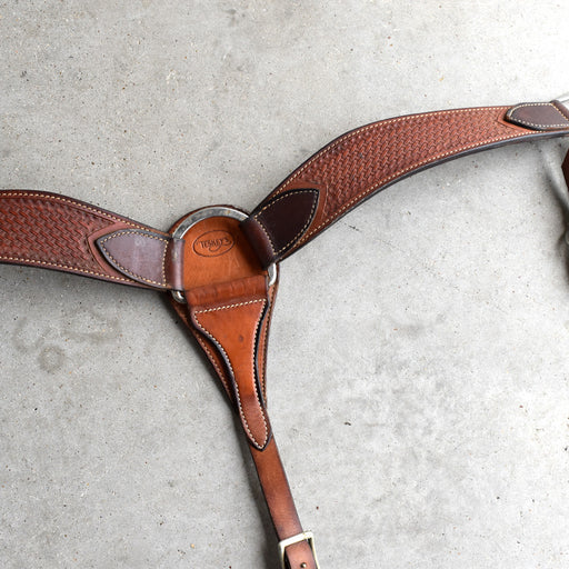 Used Teskey's Basket Weaved Breast Collar Sale Barn Teskey's