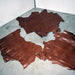 NEW Brown Top Grain Leather Hide Piece Set Of 3 Sale Barn misc