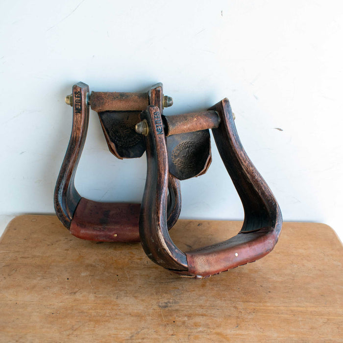Used Nettles Wooden Stirrups Sale Barn Nettles