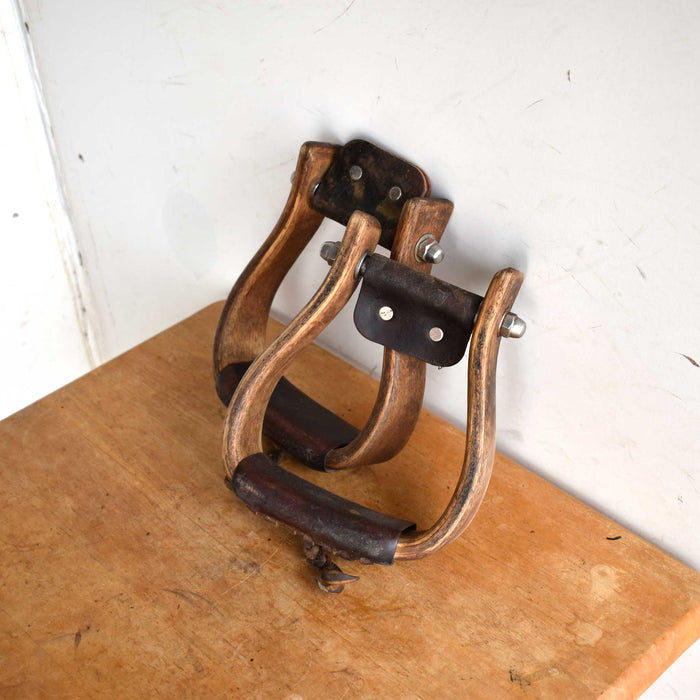 Lightly Used Don Orell Wooden Stirrups