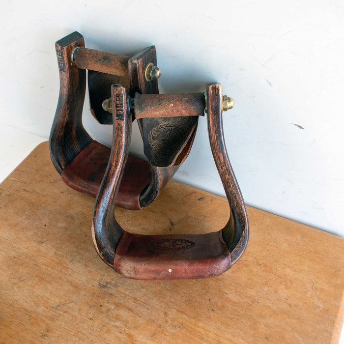 Used Nettles Wooden Stirrups Sale Barn Nettles