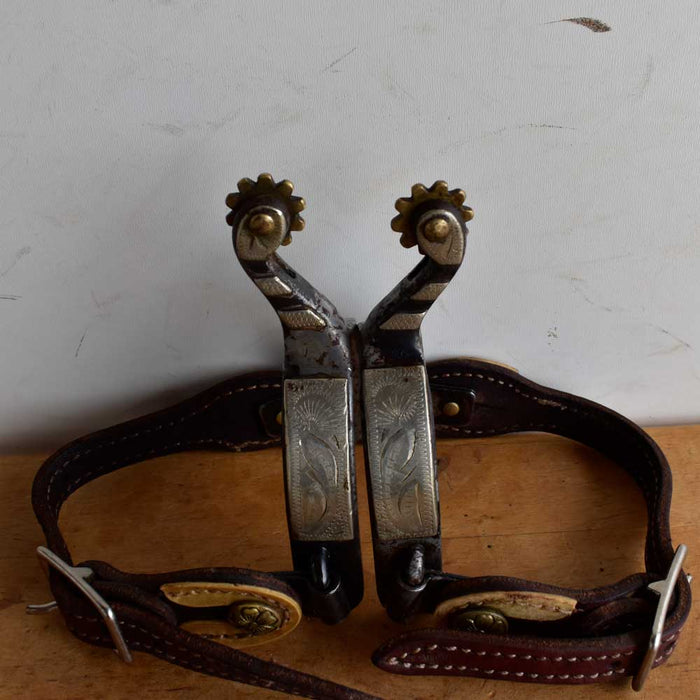 Used Youth Spurs with Spur Straps Sale Barn Teskey's