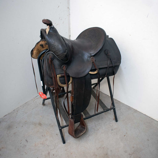 Used 13.5" N. Porter Non-Rider Decor Only Saddle Sale Barn Importer