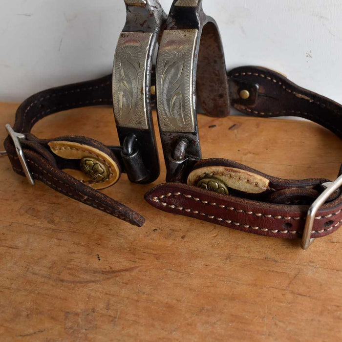 Used Youth Spurs with Spur Straps Sale Barn Teskey's