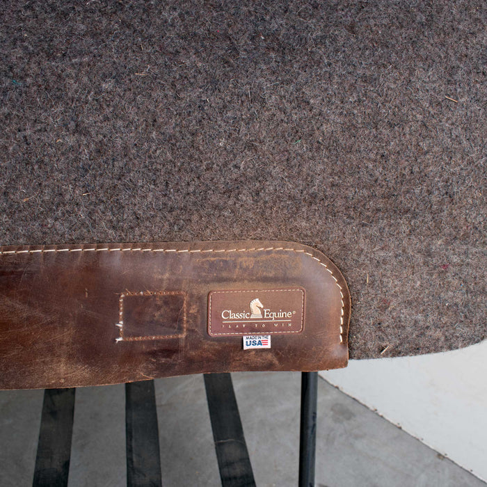 Used Classic Equine Wool Felt Saddle Pad Sale Barn Classic Equine