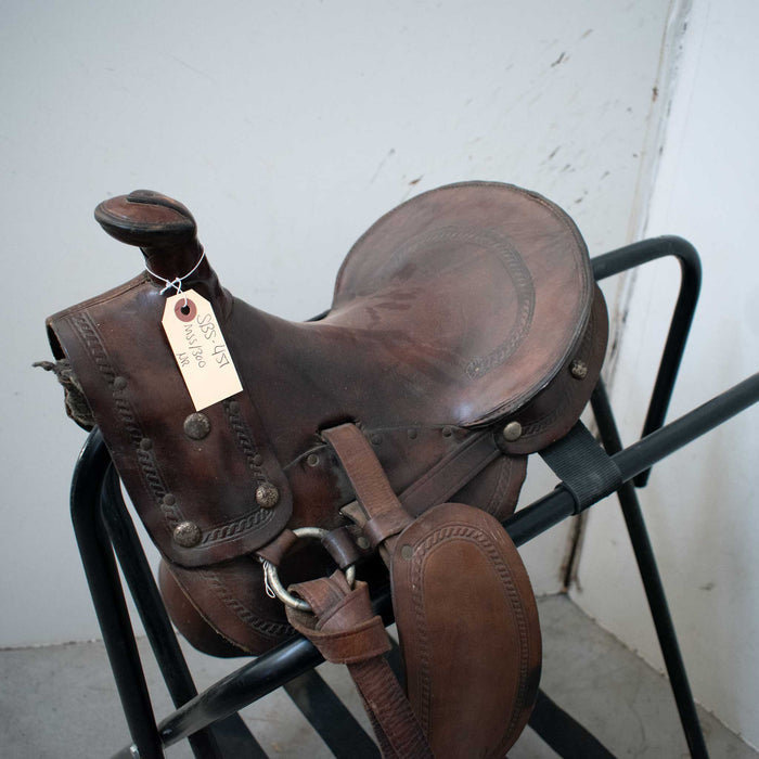 Used 11" Non-Rider Decor Only Saddle Sale Barn Misc