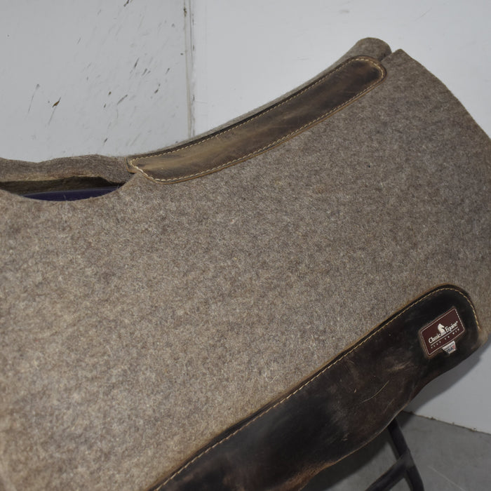 Used Classic Equine Wool Felt Saddle Pad
