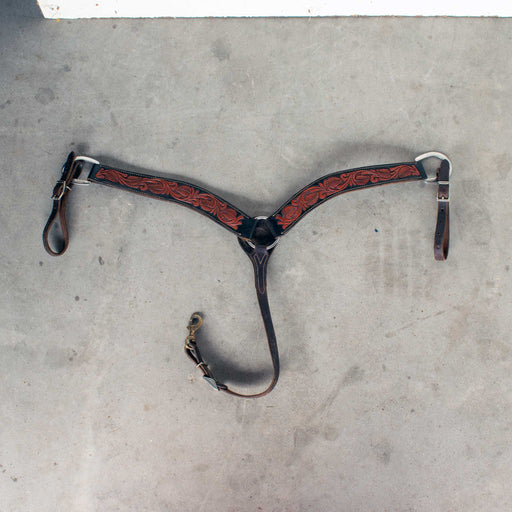 Used Martin Saddlery Floral Breast Collar Sale Barn Martin Saddlery