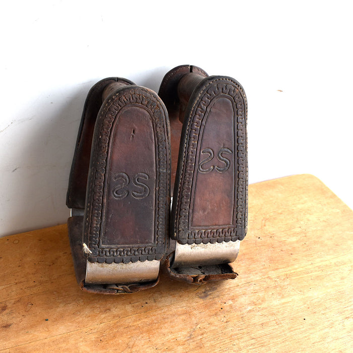 Used Custom Crooked Metal Stirrups Sale Barn Teskey's