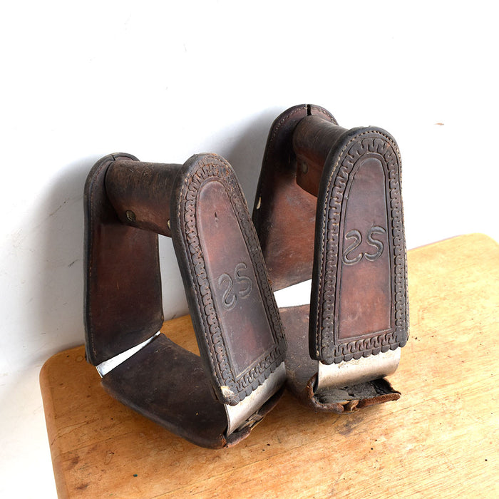 Used Custom Crooked Metal Stirrups Sale Barn Teskey's