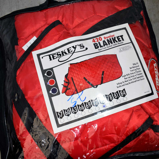 NEW Teskey's 420 Denier 75" Winter Blanket Sale Barn Teskey's