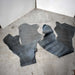 NEW Dusty Blue Buffed Leather Hide Piece Set Of 2 Sale Barn misc