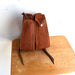 Used Leather Covered Roping Stirrups with Hoofpick Holder Sale Barn Teskey's