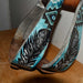 Used Turquoise Feather Metal Stirrups Sale Barn misc