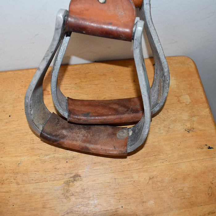 Used Turquoise Feather Metal Stirrups Sale Barn misc