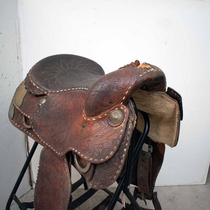 Used 15" Non-Rider Saddle Decor Only Saddle Sale Barn Misc