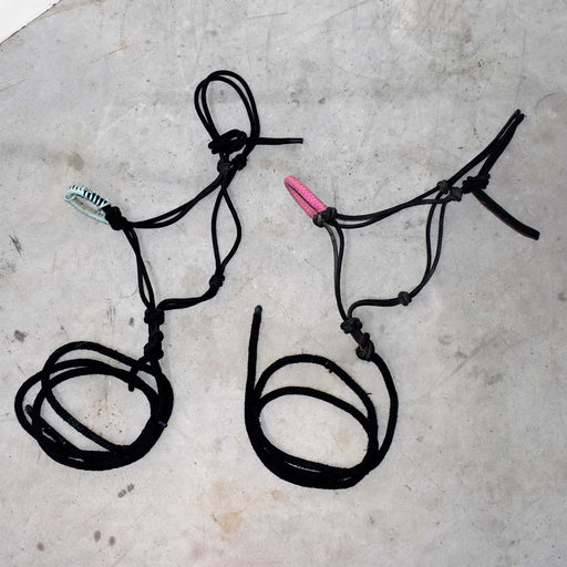 Used Assorted Braided Noseband Halter With Lead Set Of 2 Sale Barn misc