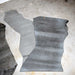 NEW Dusty Blue Buffed Leather Hide Piece Set Of 2 Sale Barn misc