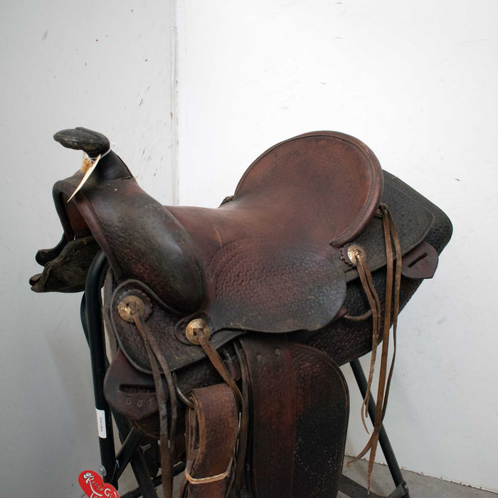 Used 15" Non-Rider Decor Only Saddle Sale Barn misc