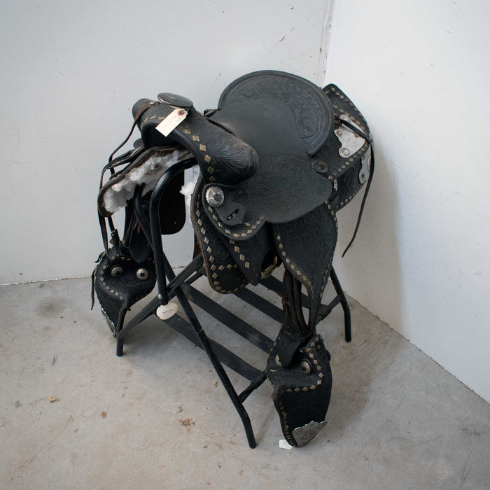 Used 14.5" Non-Rider Display Decor Saddle Only Sale Barn Misc