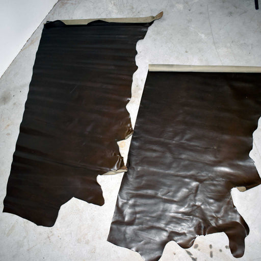 NEW Army Green Top Grain Leather Hide Piece Set Of 2 Sale Barn misc