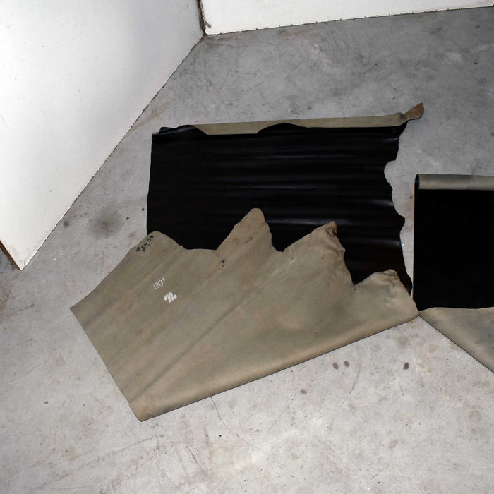 NEW Army Green Top Grain Leather Hide Piece Set Of 2 Sale Barn misc