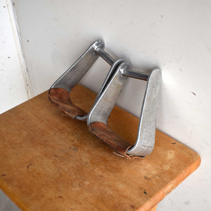Used Crooked Stirrups with Treads