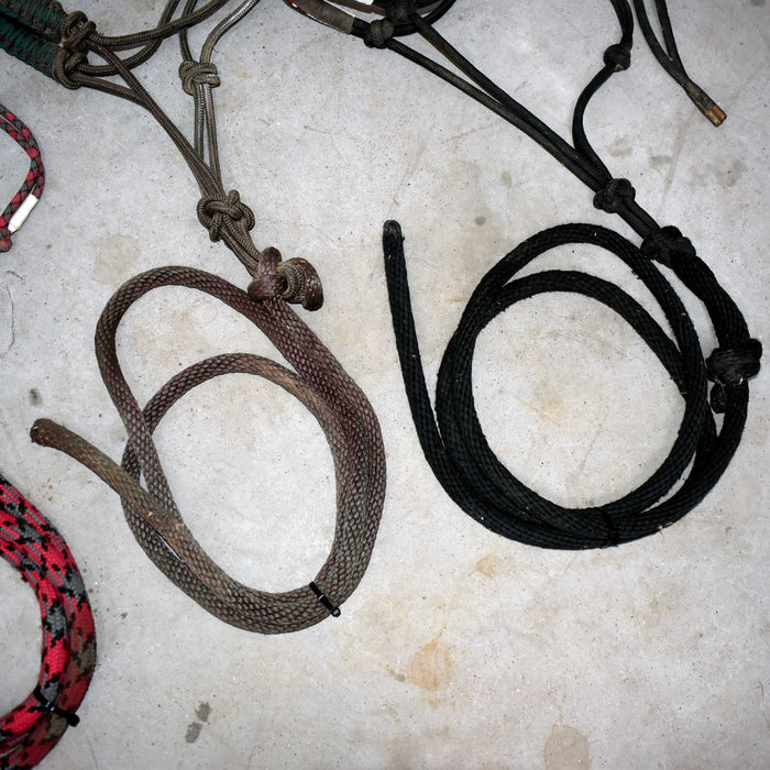 Used Assorted Rope Halter With Lead Set Of 3 Sale Barn misc