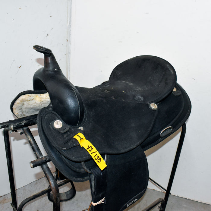 Used 16" Abetta Rider Saddle Sale Barn Abetta Saddle Co