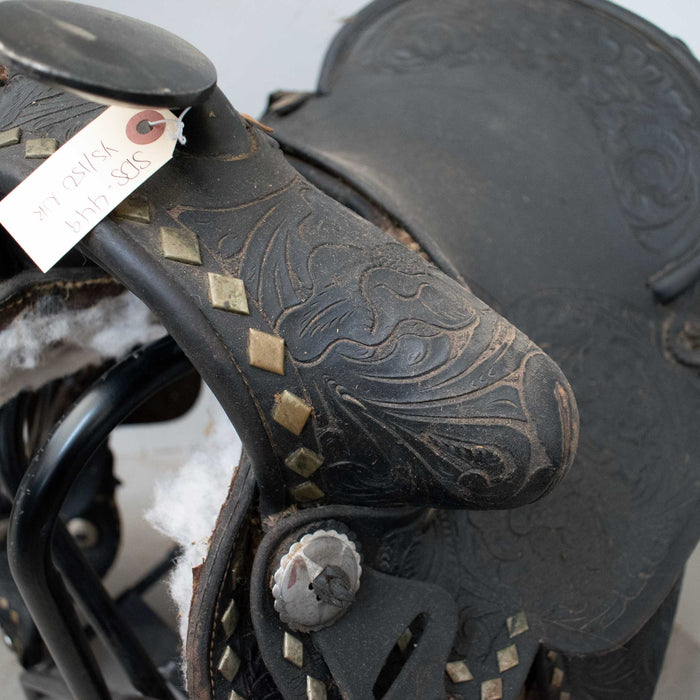 Used 14.5" Non-Rider Display Decor Saddle Only Sale Barn Misc