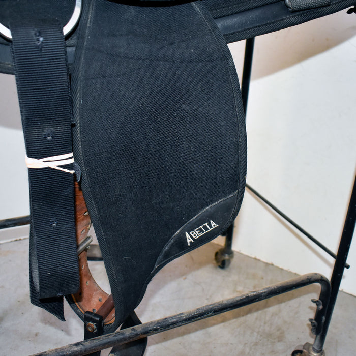 Used 16" Abetta Rider Saddle Sale Barn Abetta Saddle Co