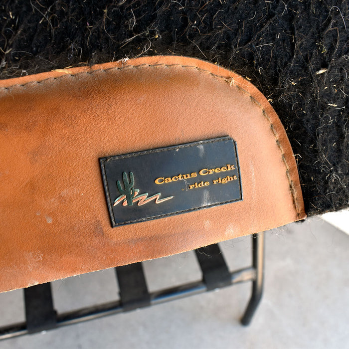 Used Cactus Creek Fleece Top Saddle Pad Sale Barn Cactus Creek Saddlery