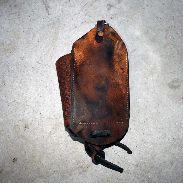 Used Heavy Oiled JR Saddle pouch Sale Barn JR Saddlery