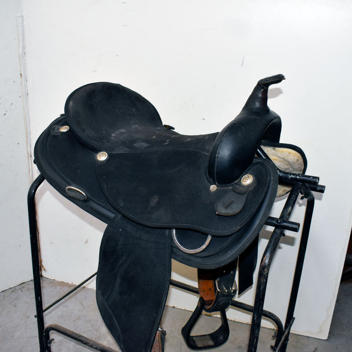 Used 16" Abetta Rider Saddle Sale Barn Abetta Saddle Co