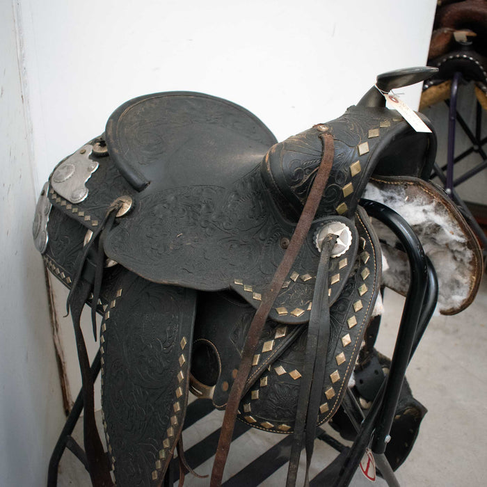 Used 14.5" Non-Rider Display Decor Saddle Only Sale Barn Misc