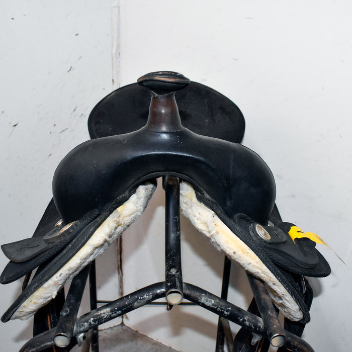 Used 16" Abetta Rider Saddle Sale Barn Abetta Saddle Co