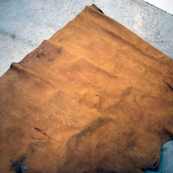 NEW Light Brown Buffed Leather Hide Piece Sale Barn misc
