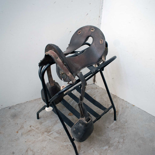 Used 12" US Army Non-Rider Decor Saddle Sale Barn misc