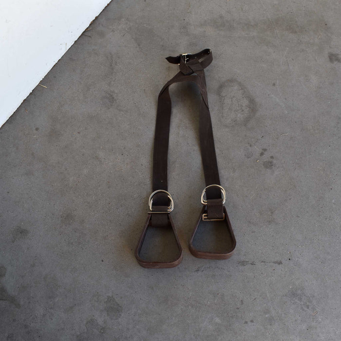 Used Brown Kiddy Up Stirrups
