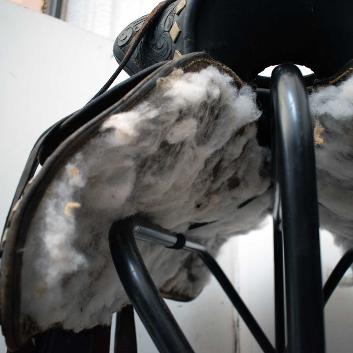 Used 14.5" Non-Rider Display Decor Saddle Only Sale Barn Misc