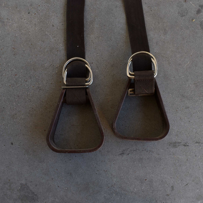 Used Brown Kiddy Up Stirrups