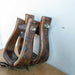 LIKE NEW Don Orrell Galvanized Wooden Stirrups - YOUTH Sale Barn Don Orrell