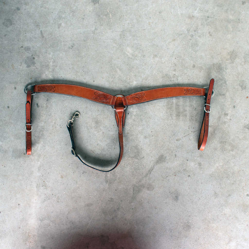 Lightly Used Teskeys Light Oil Breast Collar Sale Barn Teskey's Saddle Shop