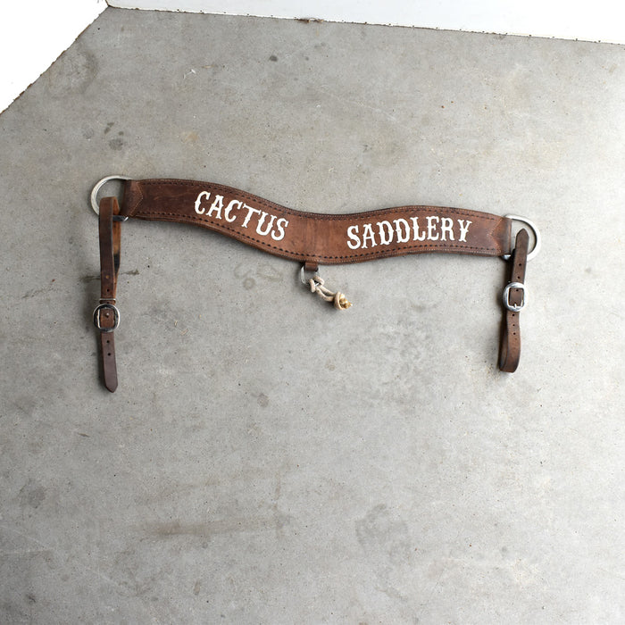 Used Cactus Saddlery Rough-out Tripping Collar Sale Barn CACTUS SADDLERY