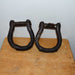 Used Leather Covered Oxbow Stirrups Sale Barn Misc