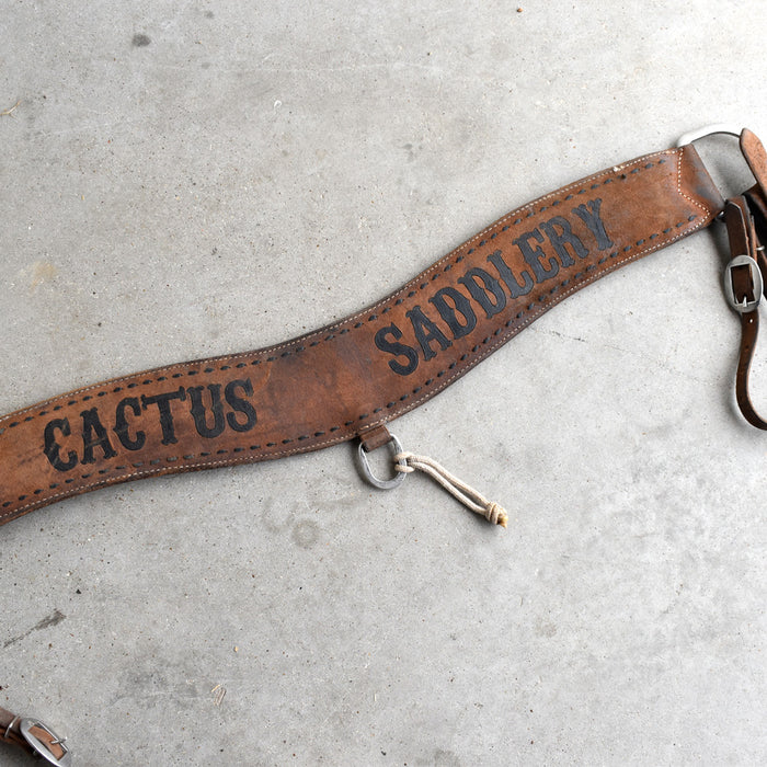 Used Cactus Saddlery Tripping Collar Sale Barn CACTUS SADDLERY