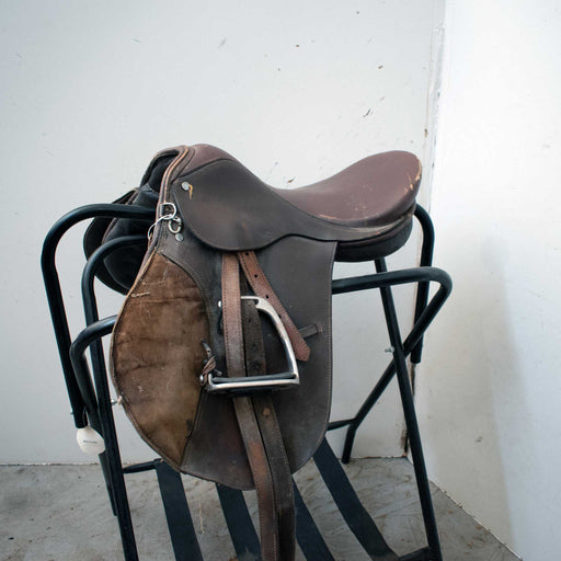 Used 15" English Non-Rider Decor Saddle Sale Barn misc