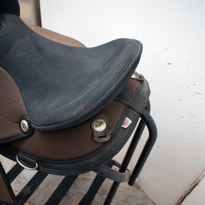 Used 16" Abetta Rider Saddle Sale Barn Abetta Saddle Co